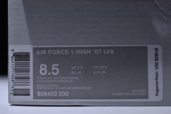 nike air force 1 high 07 lv8
