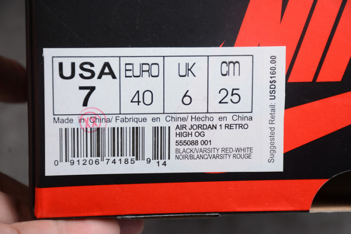 air jordan 1 retro high og